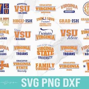 Virginia State University SVG Bundle, HBCU Pride (Digital Download)