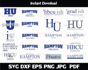 Hbcu-ish Hampton University Svg , HBCU Bundle svg , Cut Files, Svg Files for Cricut, Silhouette cut files.