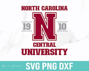 NCCUイーグルスSVG、ノースカロライナ中央大学、HBCUクリップアート（デジタルファイル）