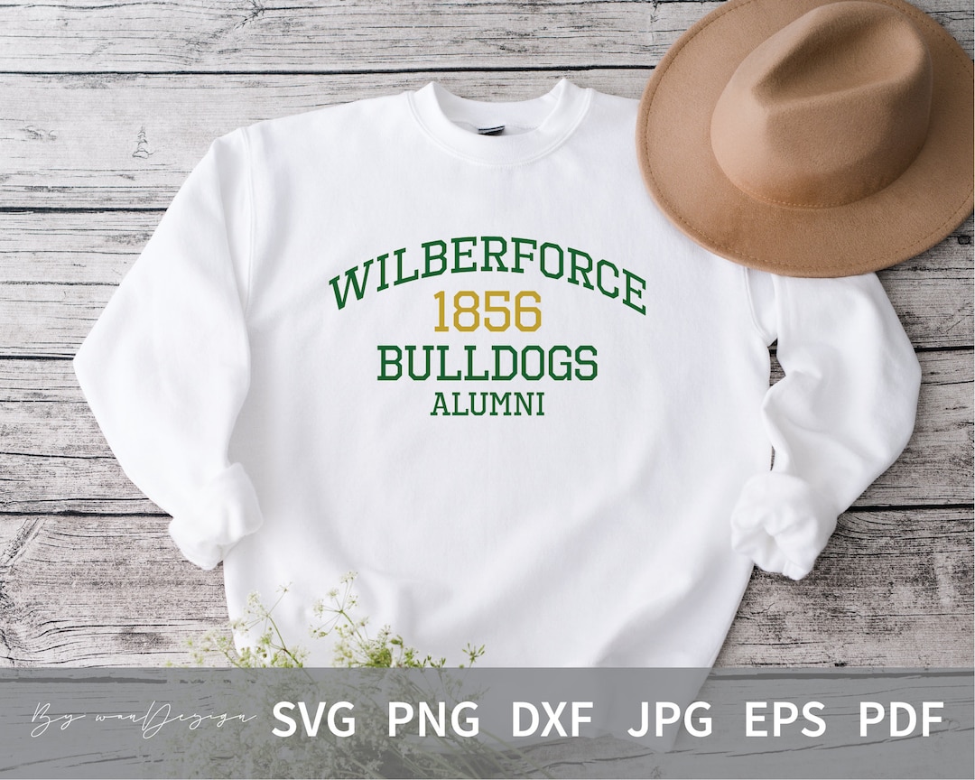 Wilberforce University Alumni Svg , HBCU , Wilberforce 1856 Bulldogs