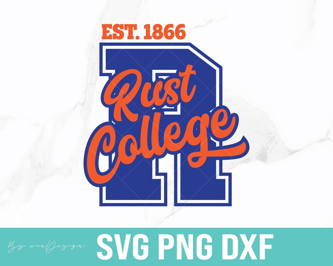 Rust Svg Files Rust College HBCU SVG, Clipart (digital File) - Etsy