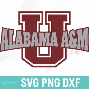 Alabama A&M University Svg, HBCU Alabama AM 1875 Svg, Png, Dxf.