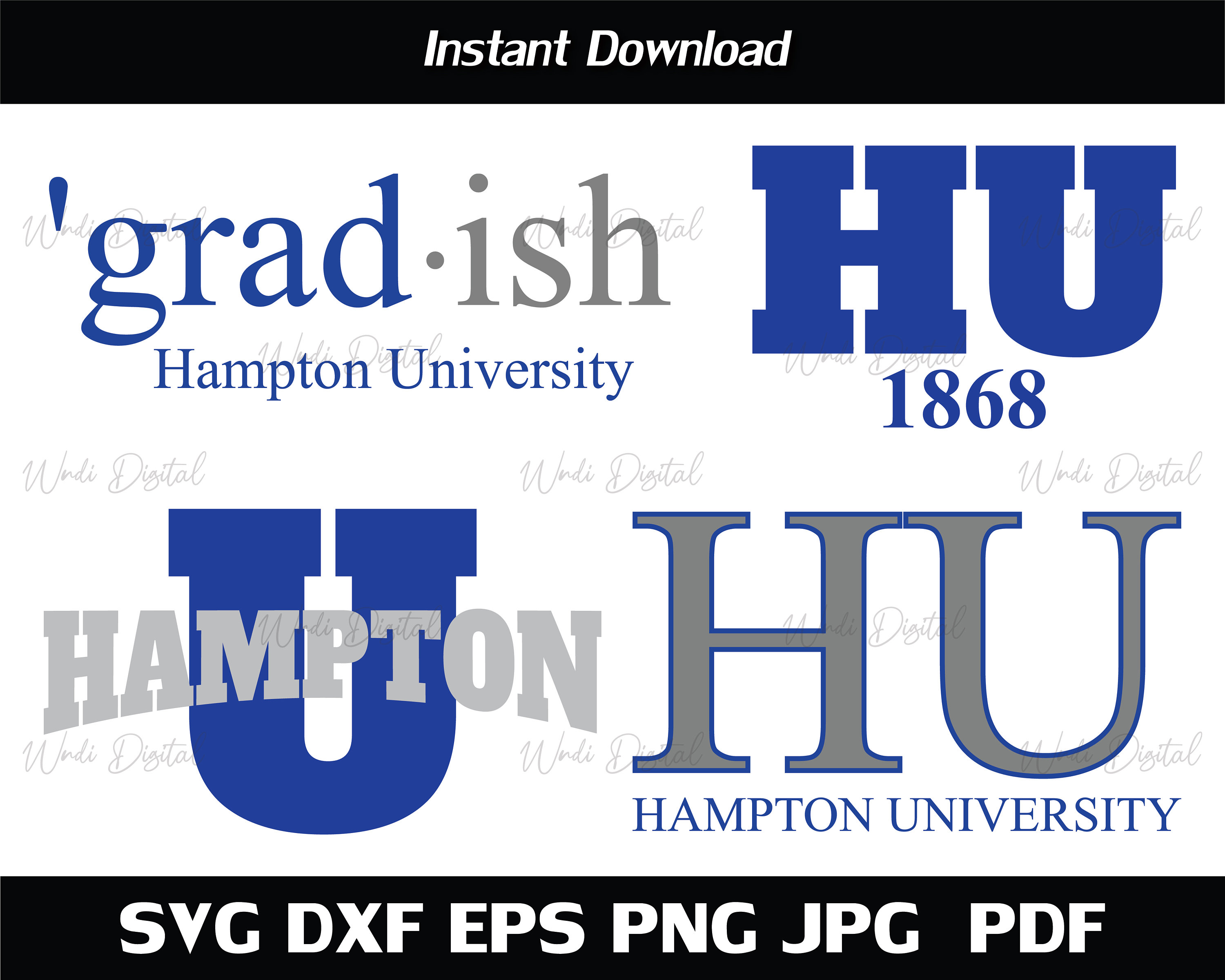Hampton University Logo SVG