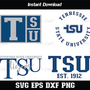 Tennessee State University Svg, bundel, Tennessee State 1912 Svg, Tennessee Tigers gesneden bestanden, Svg-bestanden voor Cricut, silhouet gesneden bestanden.