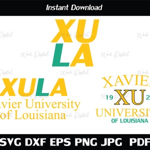 Xavier University of Louisiana svg , XULA 1925 , Cut Files, Svg Files for Cricut, Silhouette cut files.