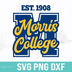 Morris College Hornets SVG, MC 1908, HBCU Design (Digital Files)