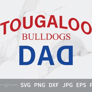 Tougaloo College Svg, Tougaloo BULLDOGS DAD Svg, HBCU Svg, Cut Files, Svg Files for Cricut, Silhouette cut files.