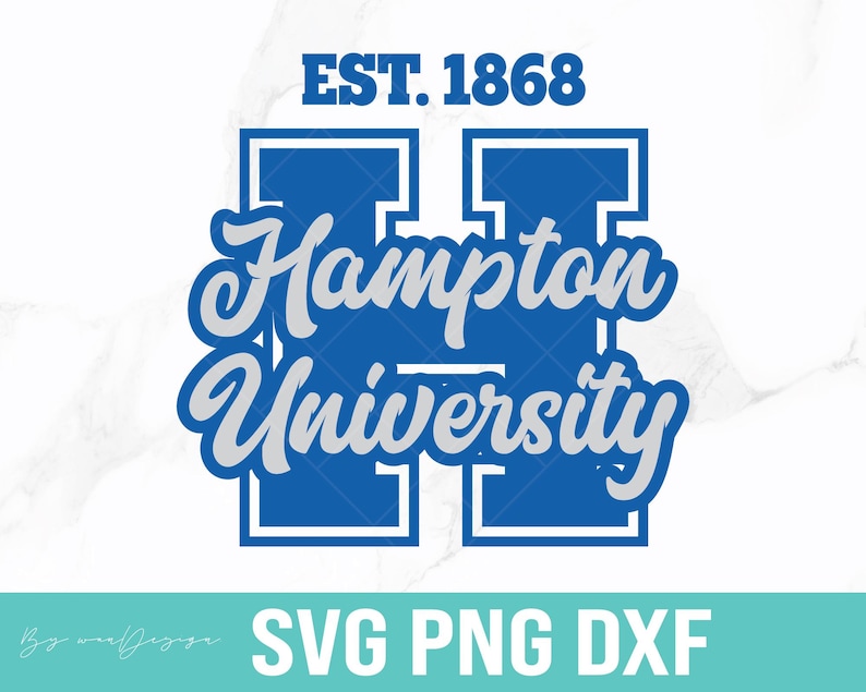 Hampton University Svg, H Svg, HU Svg, Hampton Pirates 1868 Svg, HBCU ...
