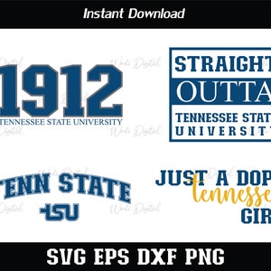 Tennessee State University Svg, Tennessee State 1912, Just A Dope Tennessee Svg, gesneden bestanden, Svg-bestanden voor Cricut, silhouet gesneden bestanden.