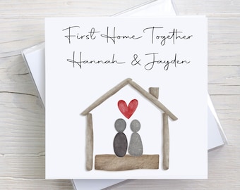 Personalised First Home Card: New Homeowner Gift, Custom Name