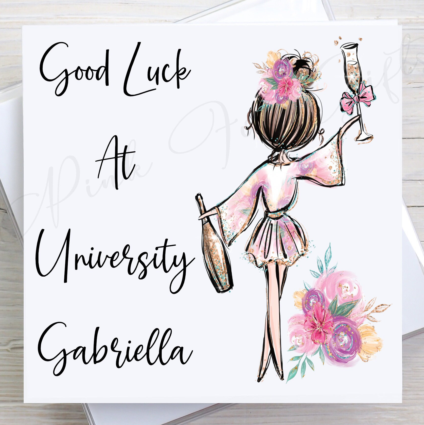 Good Luck at University Card - Etsy UK