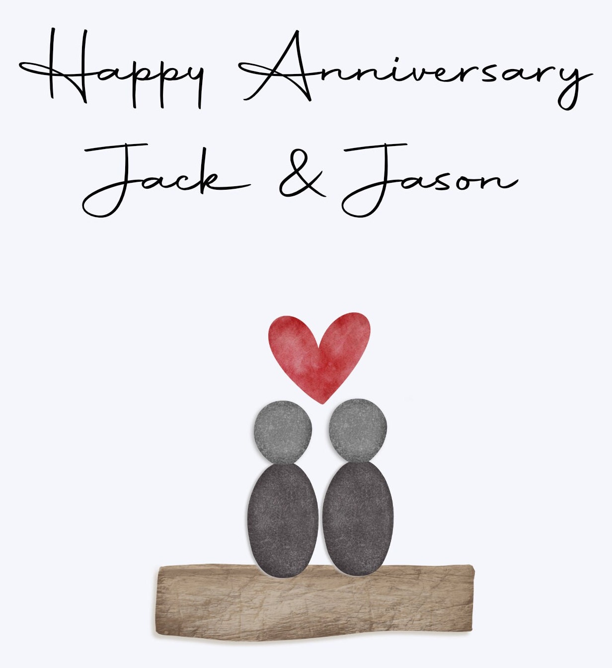 Personalised Anniversary Card. - Etsy UK