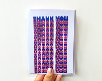 Thank You - 5"7 Greeting Card