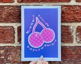 Disco Cherries - A5 print