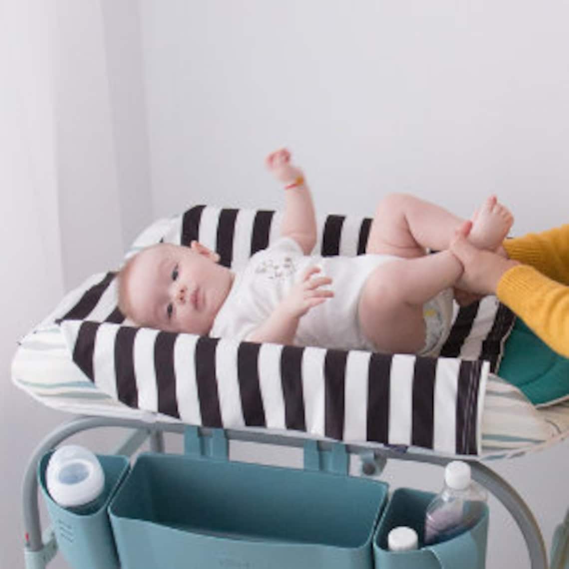 Diaper Changing Cover / Carseat Cover / Nursing Cover/. Stretchy, Multi