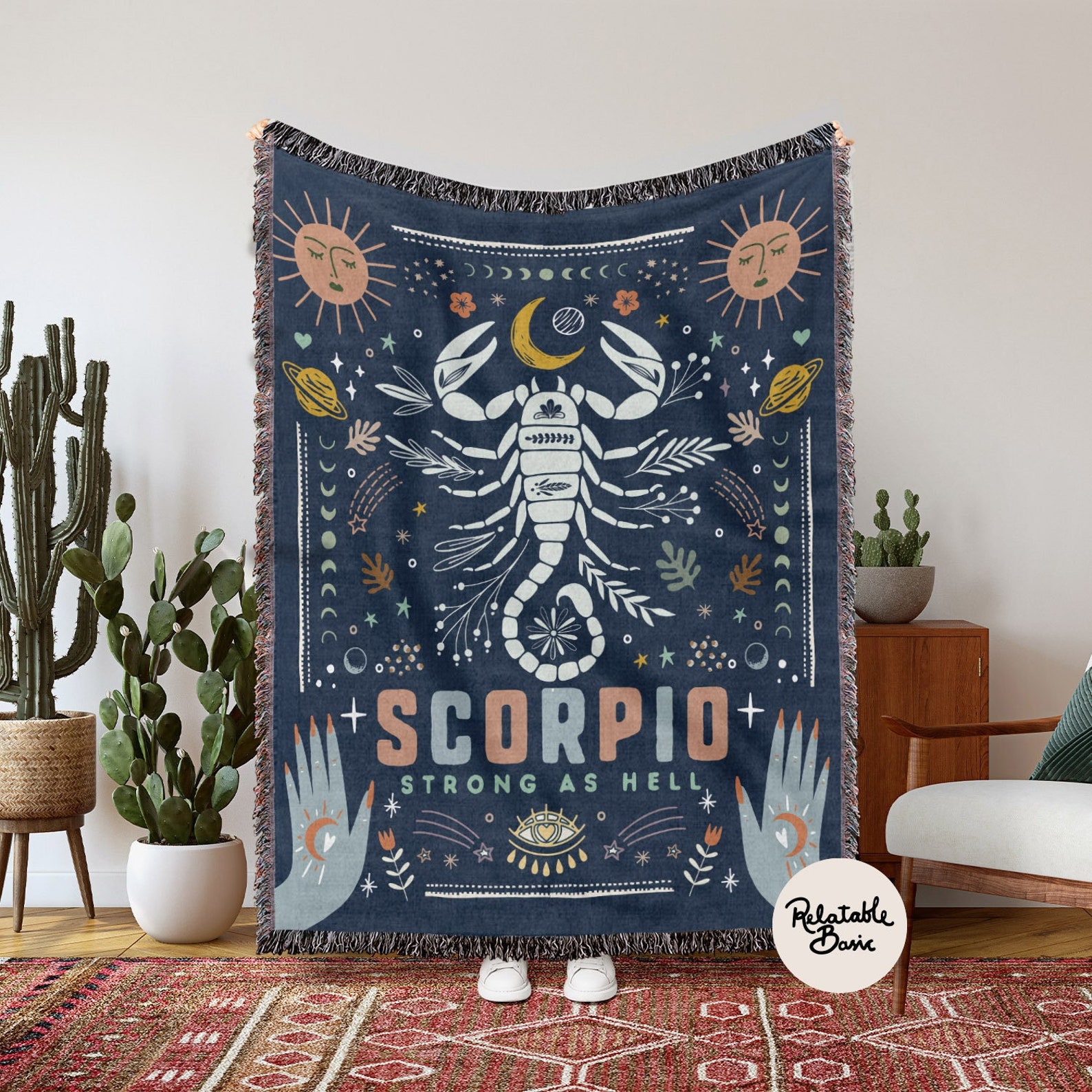 Scorpio Blanket Zodiac Blanket Gifts for Scorpio Baby - Etsy