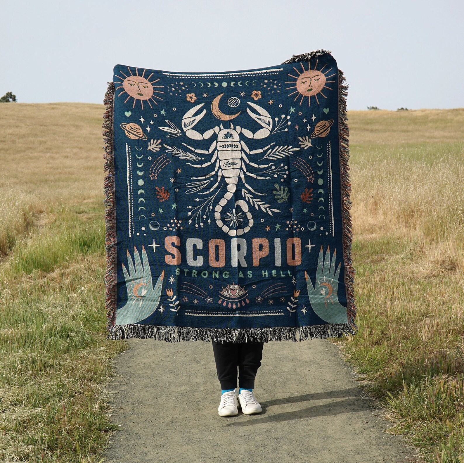 Scorpio Blanket Zodiac Blanket Gifts for Scorpio Baby Etsy