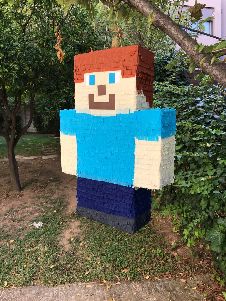 Minecraft Pinata, Minecraft Birthday Party Decoration image 7