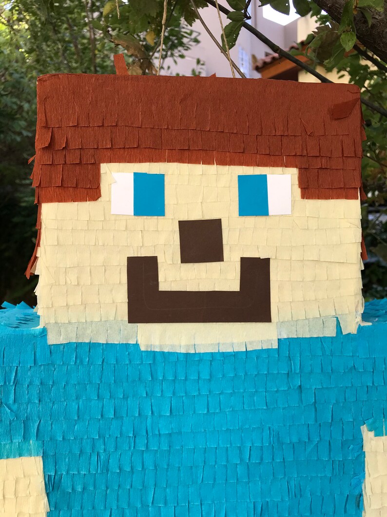 Minecraft Pinata, Minecraft Birthday Party Decoration image 6