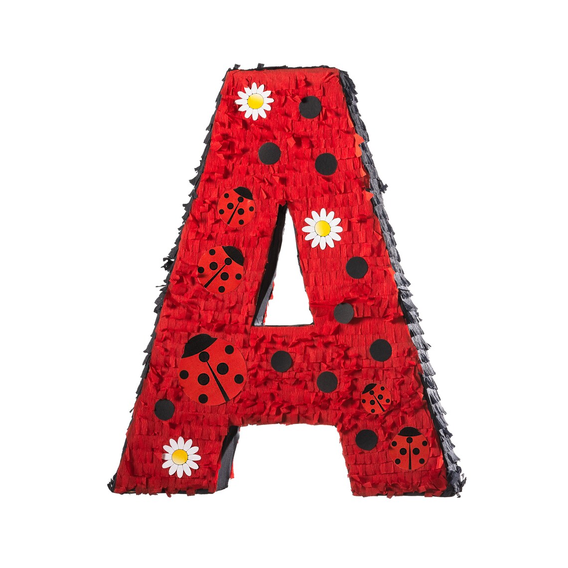 Letter Pinata Letter A Pinata Ladybug Letter Pinata Spring Etsy