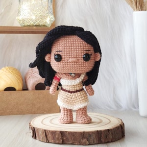 AMIGURUMI PATTERN Indian Princess Crochet Pattern | PDF Pattern Download in En/Es/Pt