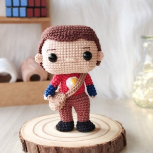 AMIGURUMI PATTERN Sheldon Crochet Pattern | Big Bang Theory | PDF Pattern Download in English/Spanish/Portuguese