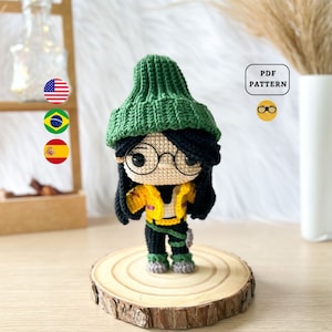 AMIGURUMI PATTERN Genius Sentinel Warrior Crochet Pattern | PDF Tutorial for Geeks | English Spanish Portuguese |