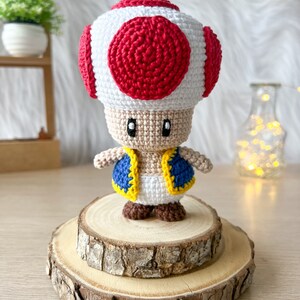 AMIGURUMI PATTERN Toad Crochet Pattern | Game Crochet Tutorials for ...