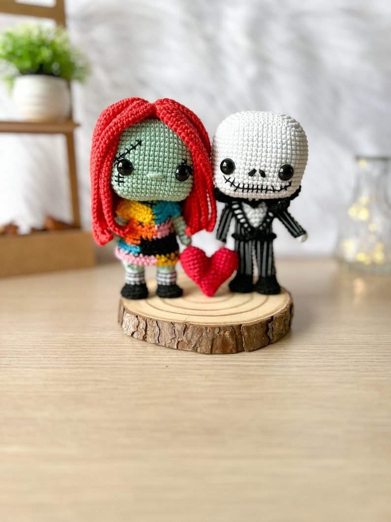 Jack Skellington crochet pattern Nightmare before Christmas crochet pattern jack amigurumi pattern jack crochet pattern jack and sally crochet Crocheniacs pattern funko pop crochet