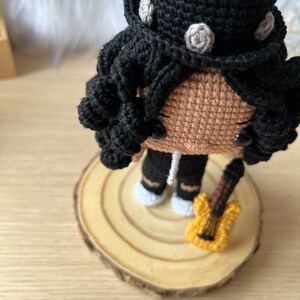 Slash crochet pattern Guns n' Roses crochet slash amigurumi pattern Funko Pop Crocheniacs crochet pattern