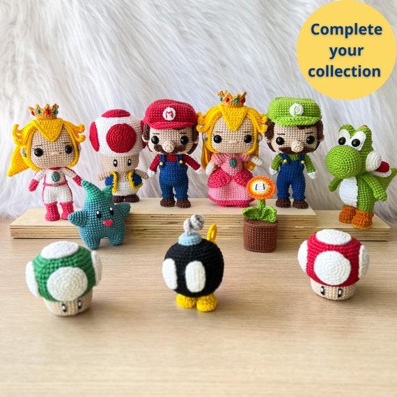 AMIGURUMI PATTERN Princess Peach Crochet Patterns | Super Mario