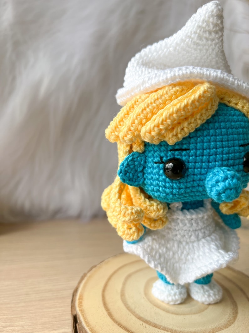 Smurfette Crochet Pattern Smurfs Amigurumi Pattern Smurfette Etsy