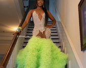 Long Prom Dress, Neon Green Sequins Mermaid Dress, Wedding Dress, Party Dress ,photo Shoot Dress, Tulle - Etsy Long Prom Dress, Neon Green Sequins Mermaid Dress, Wedding Dress, Party Dress ,photo Shoot Dress, Tulle - Etsy