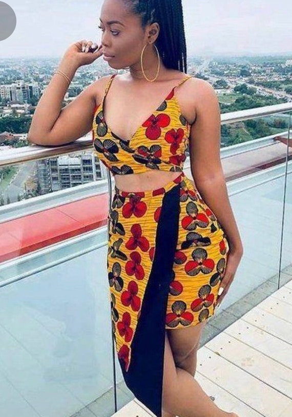 African Print Summer Crop Top and Ankara Skirtankara Skirt - Etsy African Print Summer Crop Top and Ankara Skirtankara Skirt - Etsy