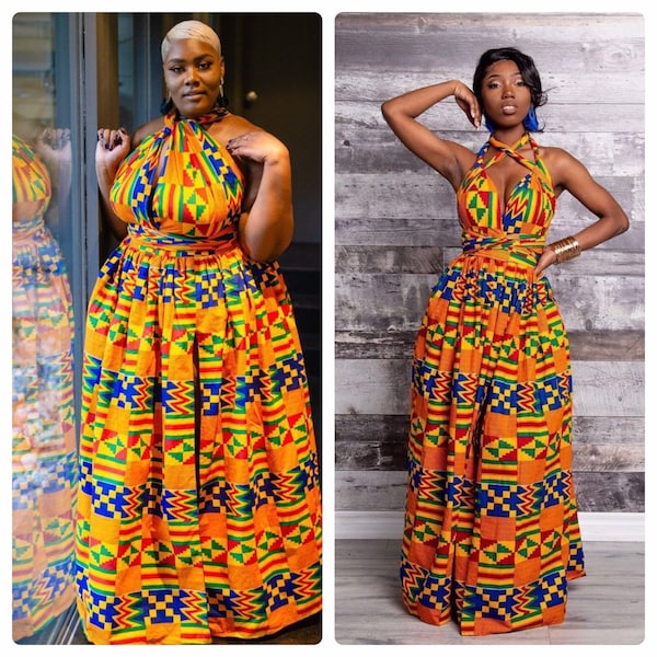 Ankara Gown - Etsy