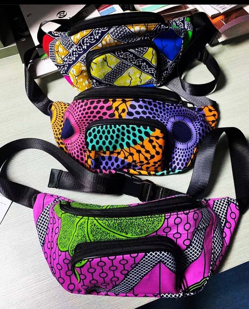 ankara waist bag