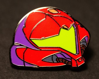 Samus Aran enamel pin • Metroid Dread hard enamel pin • gaming pin