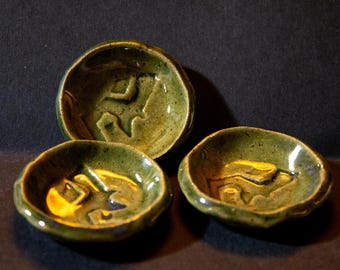 Mini Ceramic Acceleration Rune Trinket Dishes • Color Study (Assorted)