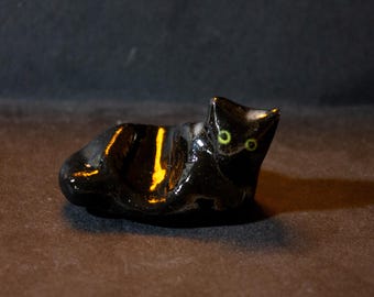 Black Cat Ceramic Pen Rest