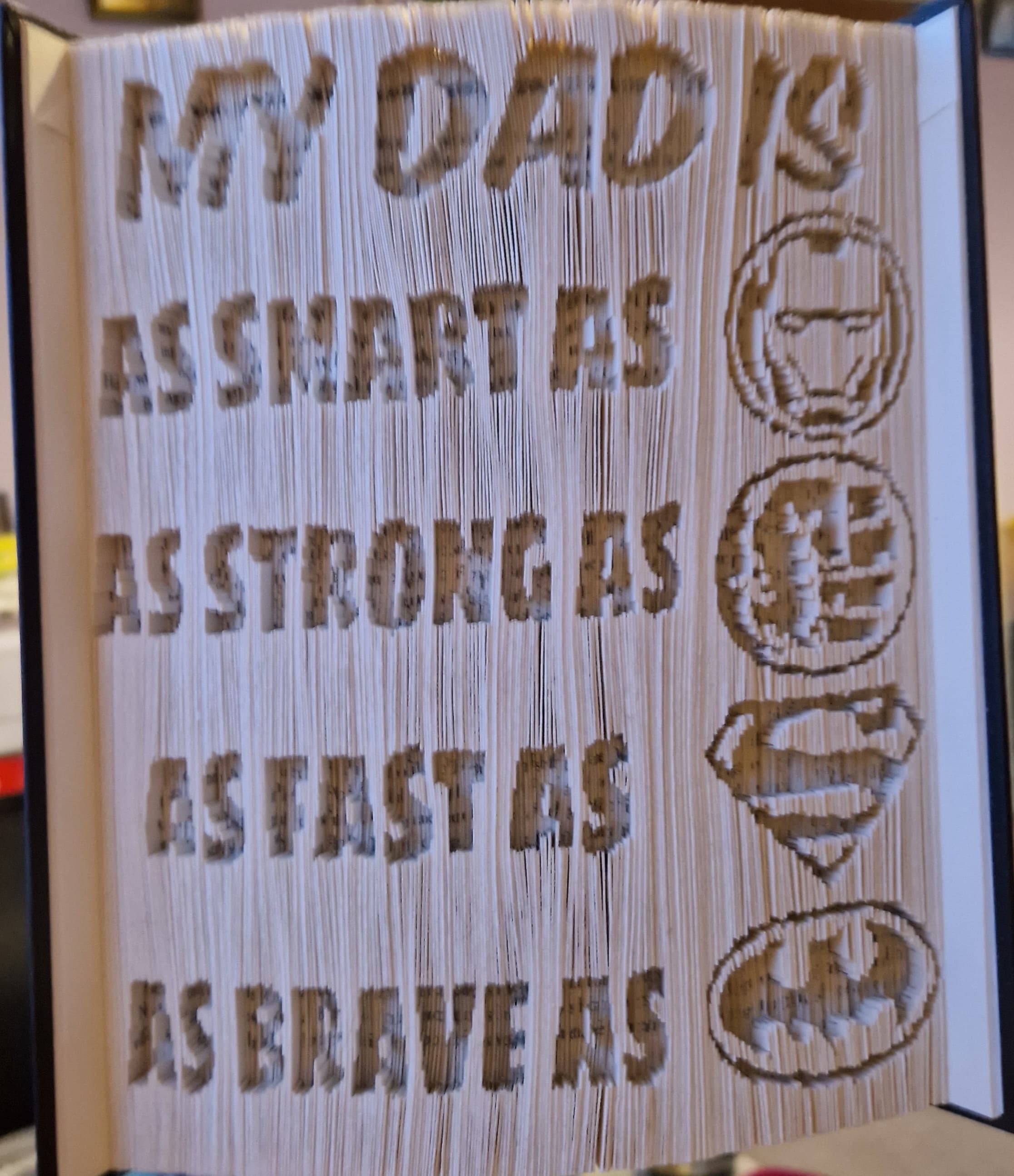 My Dad Is Cut and Fold Digital PDF Bookfolding Pattern
