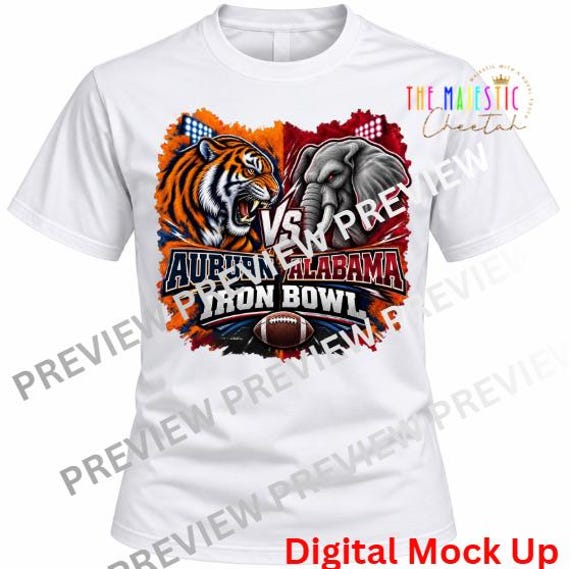College Football Rivalry Shirt | Tiger vs Elephant Game Day Tee | Southern Football Rivalry Shirt | Football Fan Gift