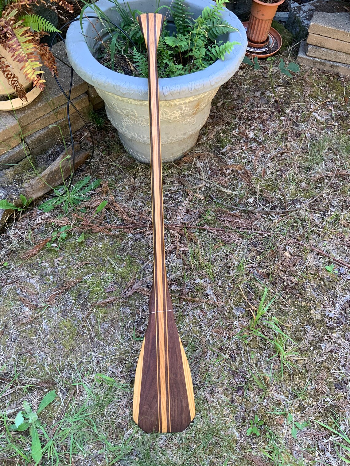 Handmade Ash and Black Walnut Wood Canoe Paddle Decorative Etsy