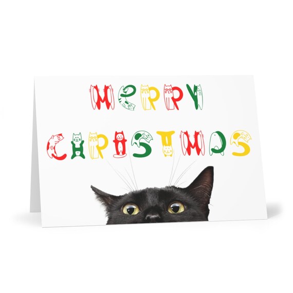 Merry christmas black cat cheap