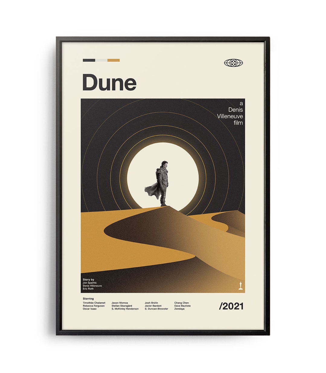 Dune Mid Century Modern Movies Poster Retro Movie Print Etsy