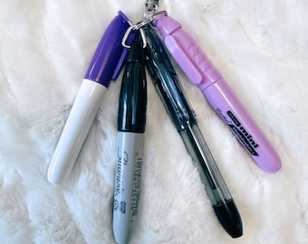 Pastel Pack of Badge Reel Accessories | Badge Reel Mini Pen, Mini Permanent Marker, Mini Highlighter | EMS Week Gift | Writing Sets |