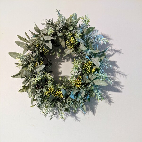 Sage Wreath Etsy