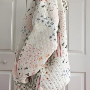Christmas Holiday Quilted Hoodie
