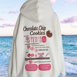 Ivory Chocolate Chip Cookie Recipe Embroider Hoodie
