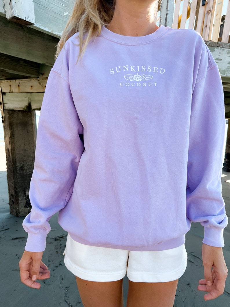 I hope you have the best day ever lavender sweatshirt etsy