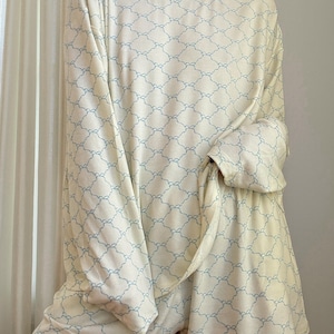 Luxurious Coquette Bow Pajama Top (pale yellow)